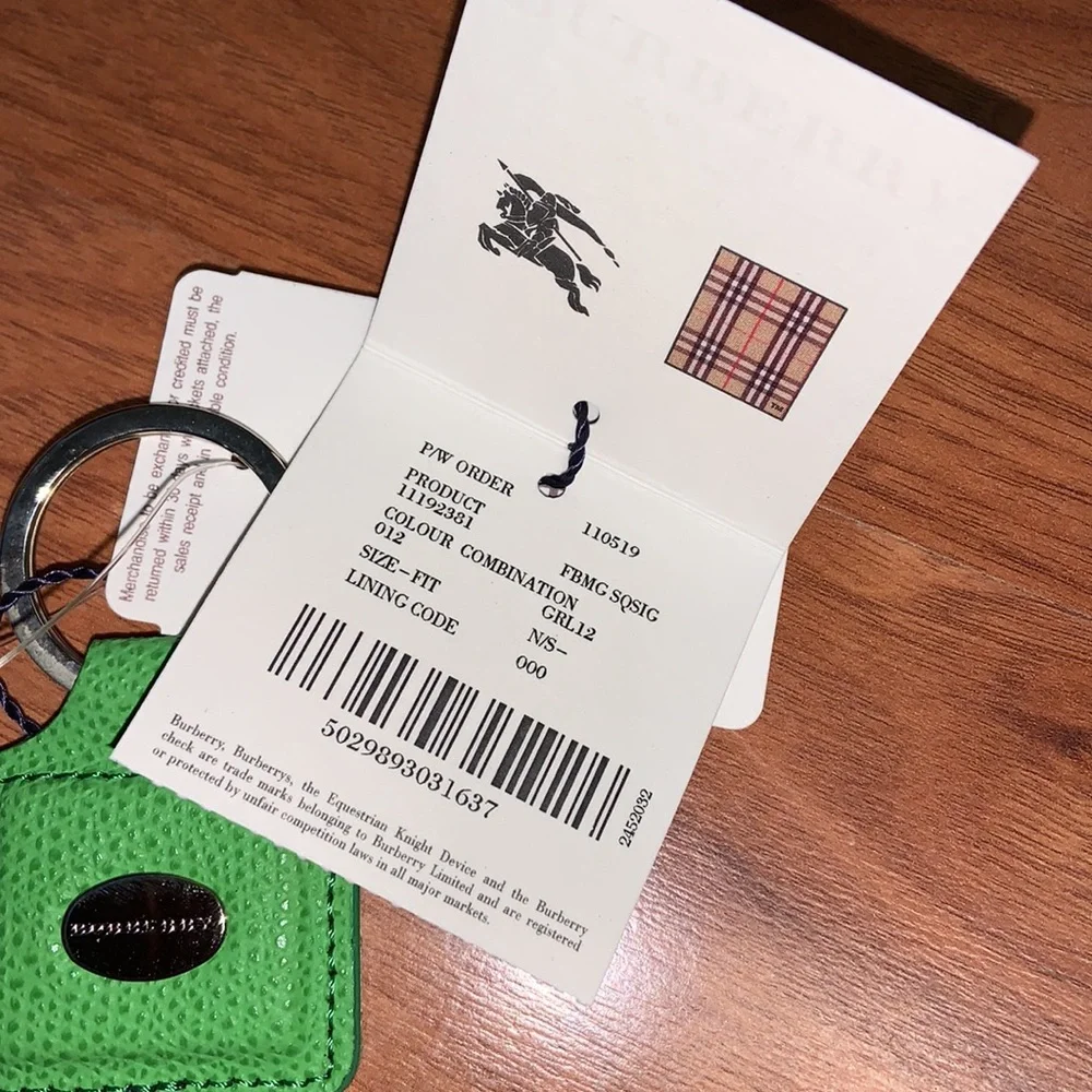 NWT Authentic Burberry Keychain - Picture 5 of 6